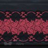 black trio bra fabrics pack with red black floral stretch lace KT-98-LS-63.4798 from Bra-Makers Supply