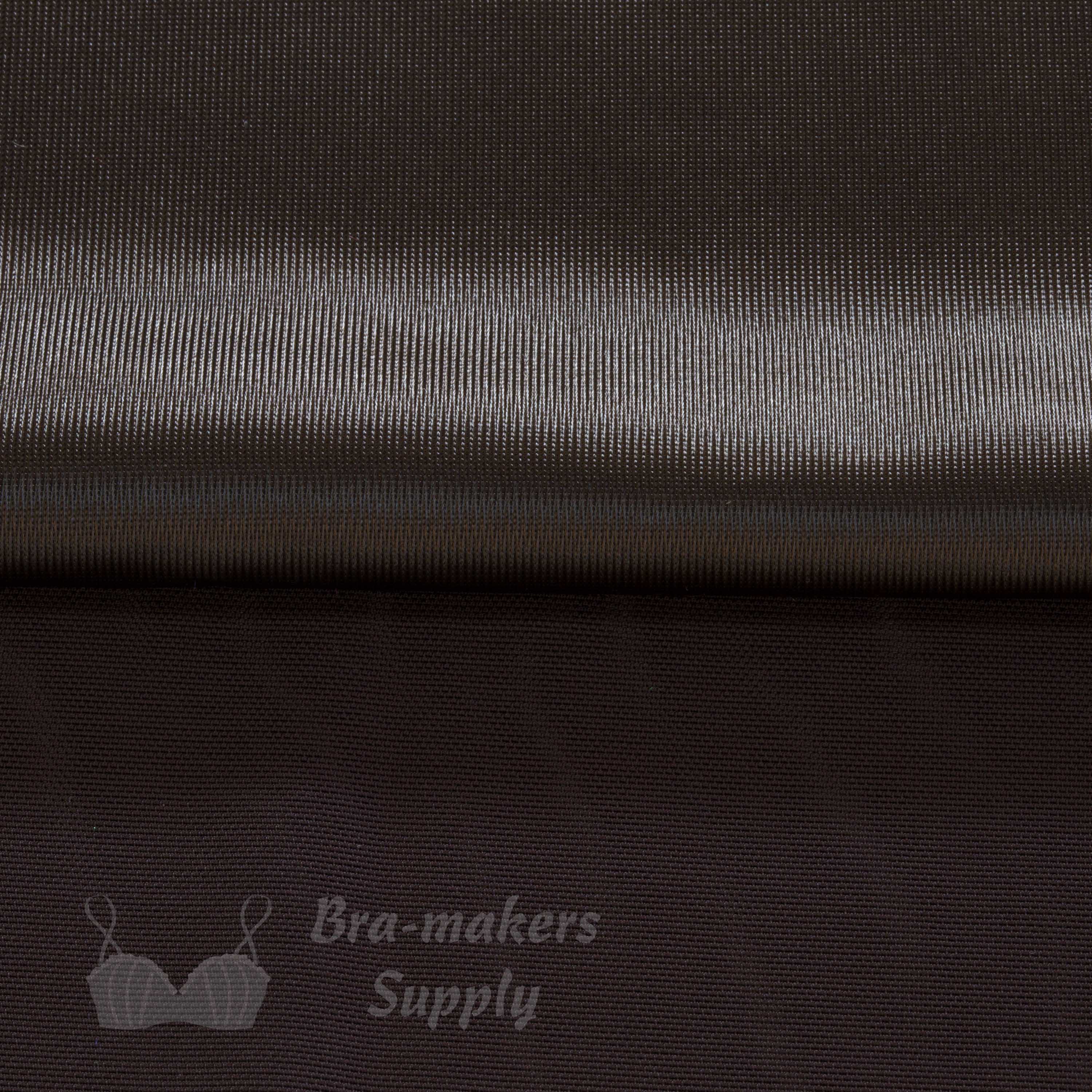 chocolate trio bra fabrics pack KT-85 from Bra-Makers Supply duoplex and power net shown
