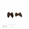 decorative bra bows AB-1 chocolate from Bra-Makers Supply set of 2 shown