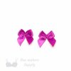 decorative bra bows AB-1 fuchsia from Bra-Makers Supply set of 2 shown