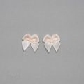 decorative bra bows AB-1 peach from Bra-Makers Supply set of 2 shown