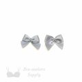 decorative bra bows AB-1 platinum from Bra-Makers Supply set of 2 shown