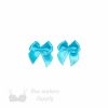 decorative bra bows AB-1 turquoise from Bra-Makers Supply set of 2 shown
