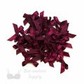 decorative bra bows AB-100 black cherry from Bra-Makers Supply bulk bag of 100 shown