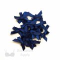 decorative bra bows AB-100 navy blue from Bra-Makers Supply bulk bag of 100 shown