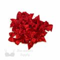 decorative bra bows AB-100 red from Bra-Makers Supply bulk bag of 100 shown