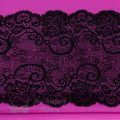 fuchsia trio bra fabrics pack with black floral stretch lace KT-45-LS-60.980 from Bra-Makers Supply