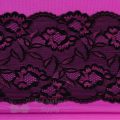 fuchsia trio bra fabrics pack with black fuchsia lace KT-45-LS-63.45 from Bra-Makers Supply