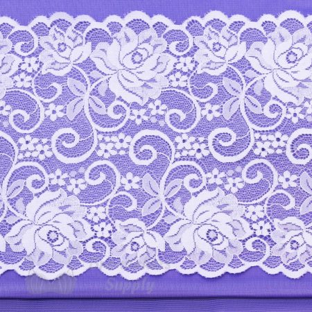 lilac trio bra fabrics pack with pale lilac rigid lace KT-53-LT-61.53 from Bra-Makers Supply