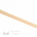 loop-a-licious bra neckline elastic trim EN-12 beige from Bra-Makers Supply flat shown