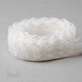 loop-a-licious bra neckline elastic trim EN-12 white from Bra-Makers Supply 1 metre roll shown