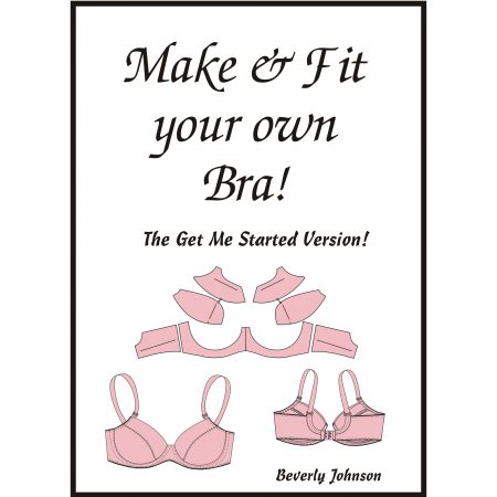 make & fit your own bra book by Beverly V. Johnson QB-200 from Bra-Makers Supply Hamilton line drawing shown