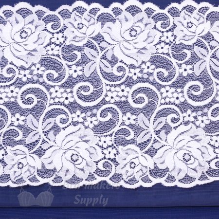 navy blue trio bra fabrics pack with pale lilac rigid lace KT-68-LS-61.53 from Bra-Makers Supply
