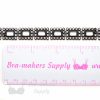 rectangular crystal strap trim DT-52.98 from Bra-Makers Supply ruler shown