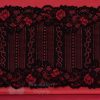 red trio bra fabrics pack with black stripes red flowers stretch lace KT-47-LS-63.98471 from Bra-Makers Supply