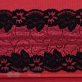 red trio bra fabrics pack with red black floral stretch lace KT-47-LS-63.4798 from Bra-Makers Supply