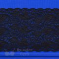 royal blue trio bra fabrics pack with black leaves stretch lace KT-67-LS-60.983 from Bra-Makers Supply