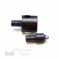 size 00 five thirty seconds of an inch or 4 mm grommet hole cutting dies BGH-56.00 from Bra-Makers Supply side view shown