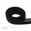stretch scalloped elastic trim EN-81 black from Bra-Makers Supply 1 metre roll shown