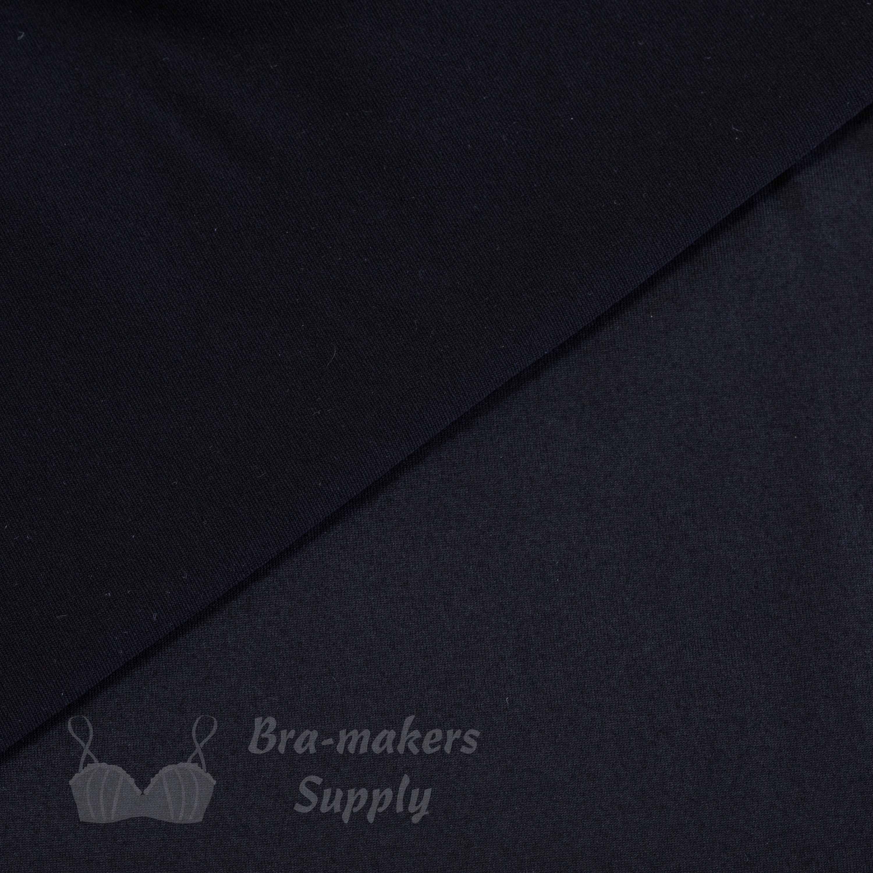 supplex active wear stretch fabric FT-48 black from Bra-Makers Supply Hamilton folded shown