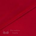 venus polyester micro tricot microfibre stretch fabric FT-245 red from Bra-Makers Supply folded shown