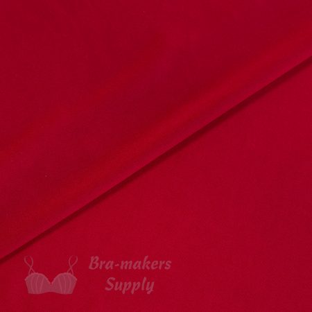 venus polyester micro tricot microfibre stretch fabric FT-245 red from Bra-Makers Supply folded shown