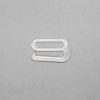1 inch heavy duty plastic g-hooks GH-8 clear from Bra-Makers Supply 1 single unit shown
