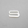 1 inch heavy duty plastic g-hooks GH-8 white from Bra-Makers Supply 1 single unit shown