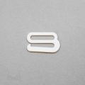 1 inch heavy duty plastic g-hooks GH-8 white from Bra-Makers Supply 1 single unit shown