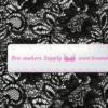 Black Megan Allover Rigid Lace Fabric Bra-Makers Supply