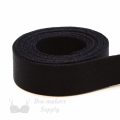 five eighths of an inch or 16 mm matte non-stretch bra strap tape ST-5 black from Bra-Makers Supply 1 metre roll shown