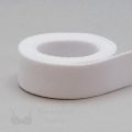 five eighths of an inch or 16 mm matte non-stretch bra strap tape ST-5 white from Bra-Makers Supply Hamilton 1 metre roll shown