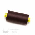 gutermann mara 120 industry quality polyester thread TG-10 chocolate Pantone 19-1314 seal brown from Bra-Makers Supply 1 spool shown