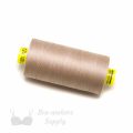 gutermann mara 120 industry quality polyester thread TG-10 dark beige Pantone 16-1320 nougat from Bra-Makers Supply 1 spool shown