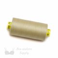 gutermann mara 120 industry quality polyester thread TG-10 dijon gold or Pantone 14-1025 cocoon from Bra-Makers Supply 1 spool shown
