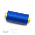 gutermann mara 120 industry quality polyester thread TG-10 royal blue or Pantone 18-3949 dazzling blue from Bra-Makers Supply 1 spool shown