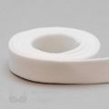 half inch or 12 mm matte non-stretch bra strap tape ST-4 white from Bra-Makers Supply 1 metre roll shown