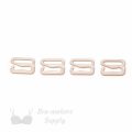 half inch or 12 mm nylon coated metal g-hooks GH-41 beige from Bra-Makers Supply 4 hooks shown