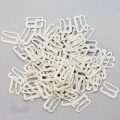 half inch or 12 mm nylon coated metal g-hooks GH-4100 ivory from Bra-Makers Supply 100 hooks shown