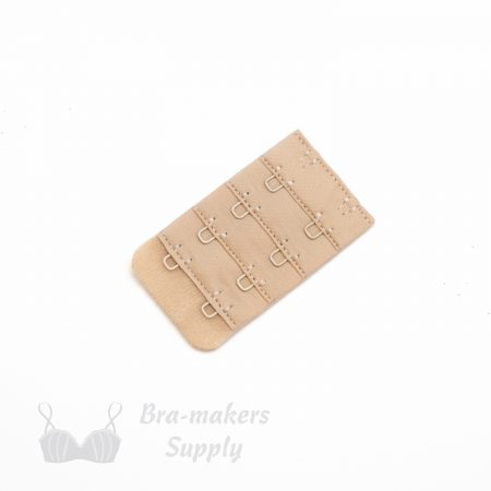 nylon bra back extenders HX-24 beige from Bra-Makers Supply front shown