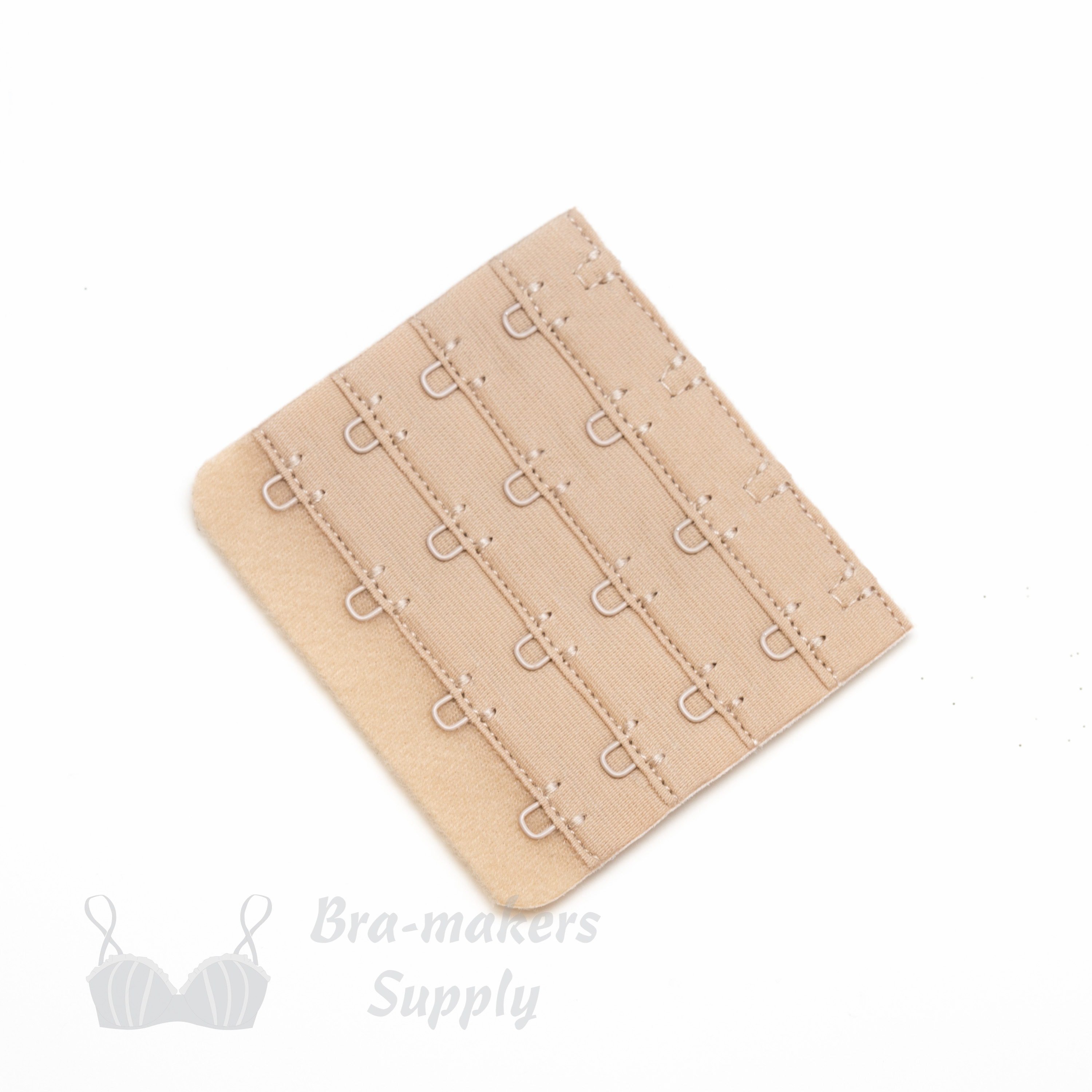 nylon bra back extenders HX-44 beige from Bra-Makers Supply front shown