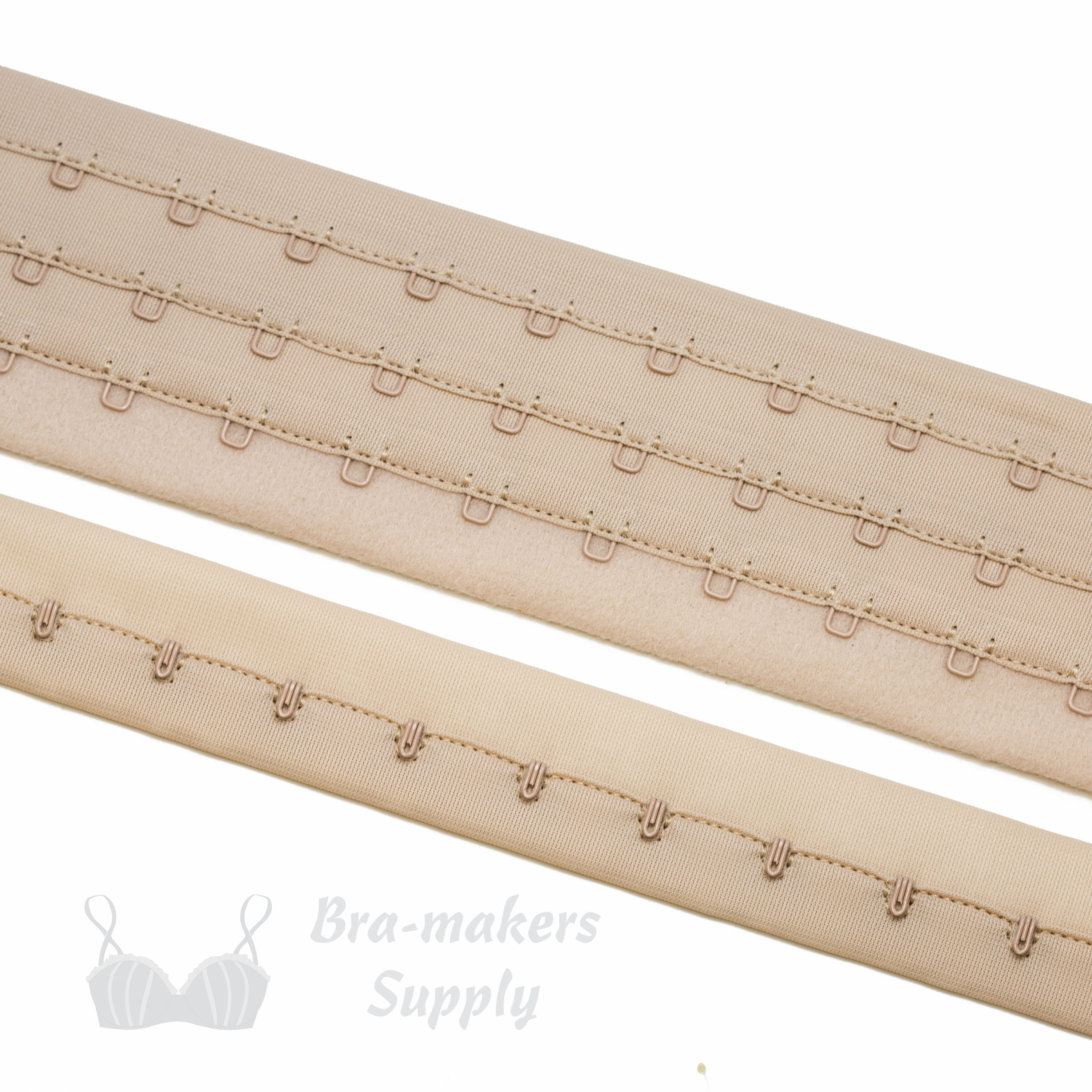 nylon hook and eye tape HE-53 beige from Bra-Makers Supply separate shown