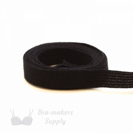 nylon tricot stabiliser seam tape TN-17 black from Bra-Makers Supply 1 metre roll shown