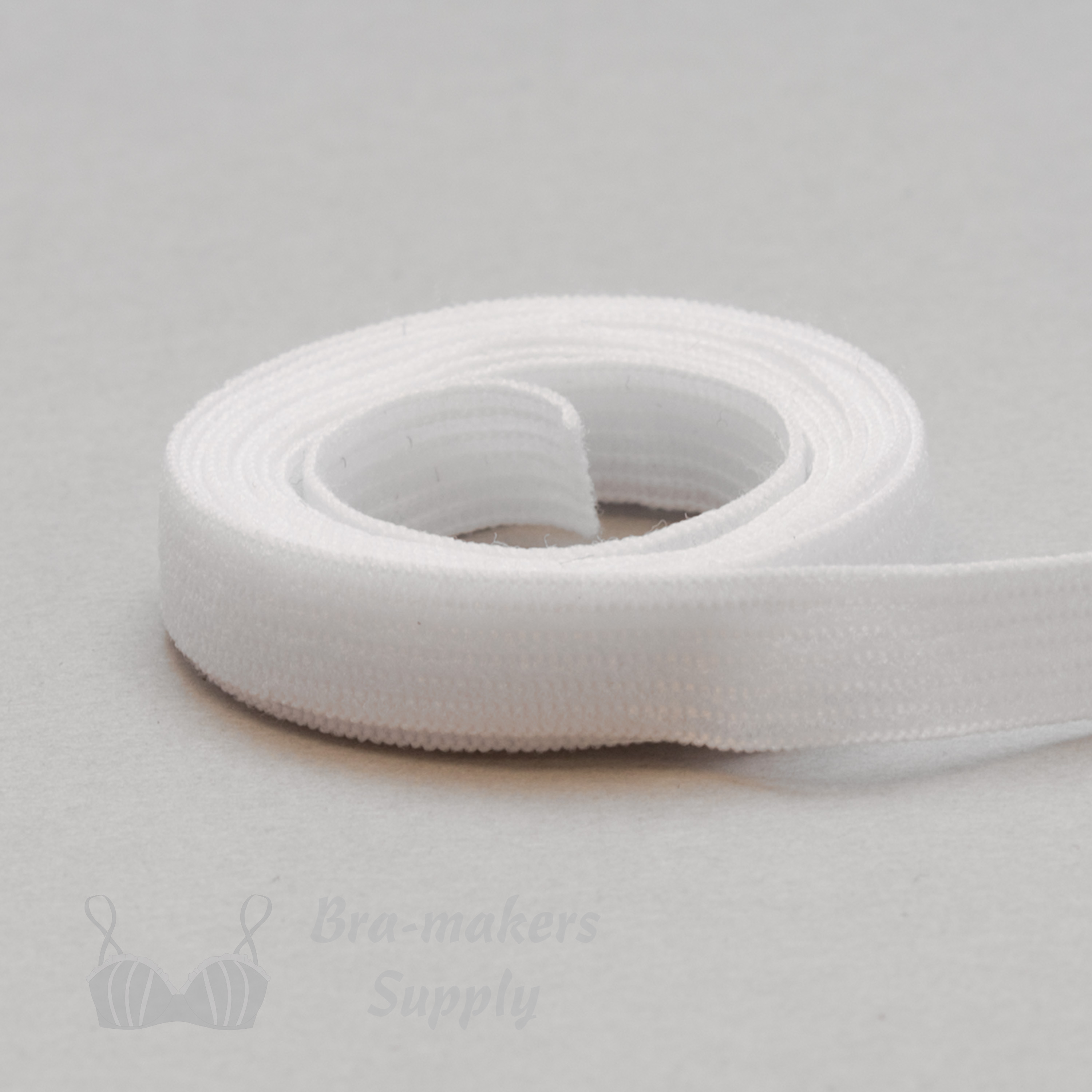 nylon tricot stabiliser seam tape TN-17 white from Bra-Makers Supply 1 metre roll shown