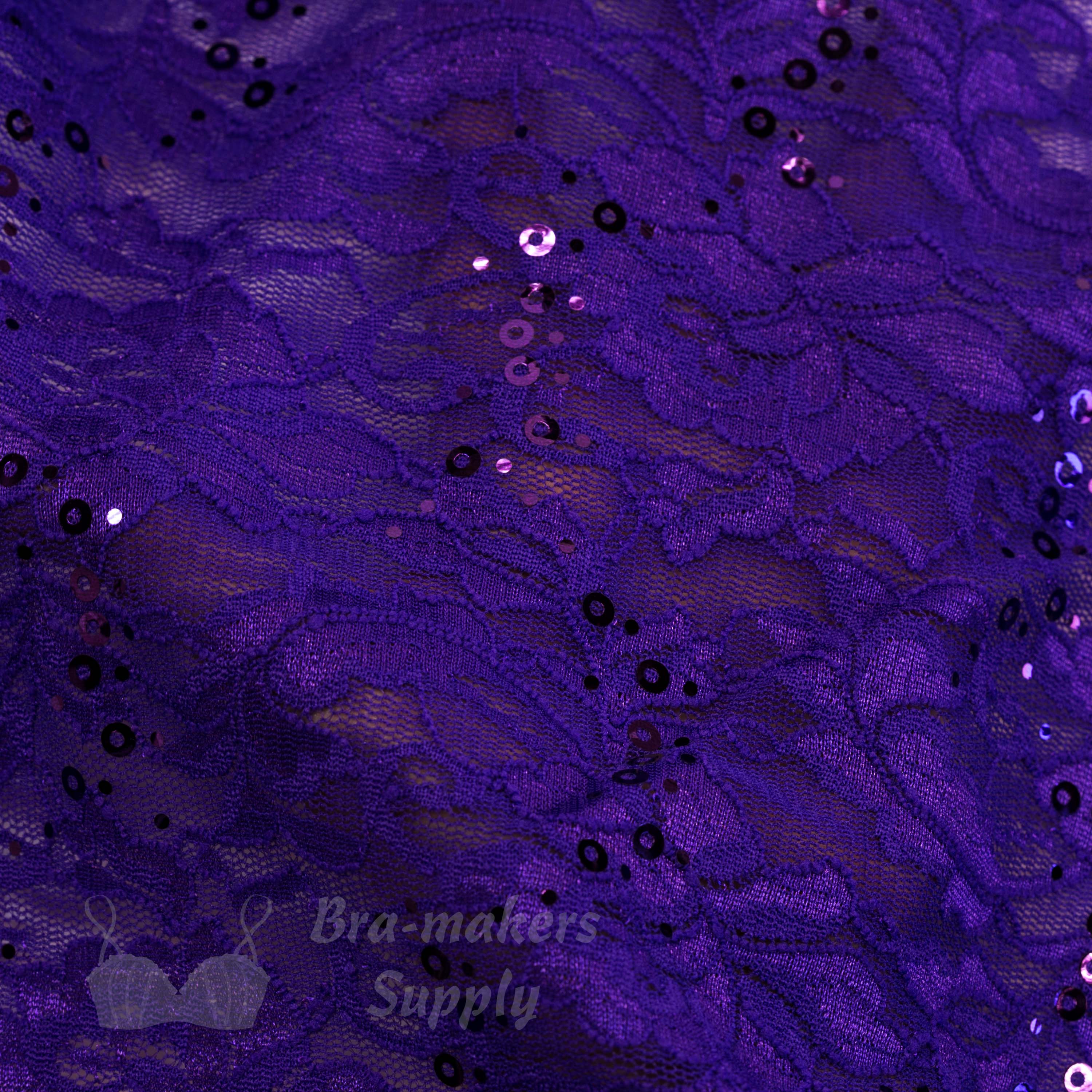 purple stretch lace fabric