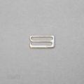 seven eighths of an inch or 22 mm Jewellery quality metal g-hooks gold silver plated GH-82 silver from Bra-Makers Supply 1 hook shown