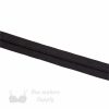 single row cotton hook and eye tape HC-40 black from Bra-Makers Supply front attached shown