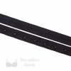 single row cotton hook and eye tape HC-40 black from Bra-Makers Supply front separated shown