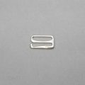 three quarters of an inch or 19 mm Jewellery quality metal g-hooks gold silver plated GH-62 silver from Bra-Makers Supply 1 hook shown