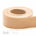three quarters of an inch or 19 mm matte non-stretch bra strap tape ST-6 beige from Bra-Makers Supply 1 metre roll shown